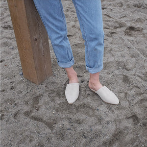 Classic Slide - Sand Suede